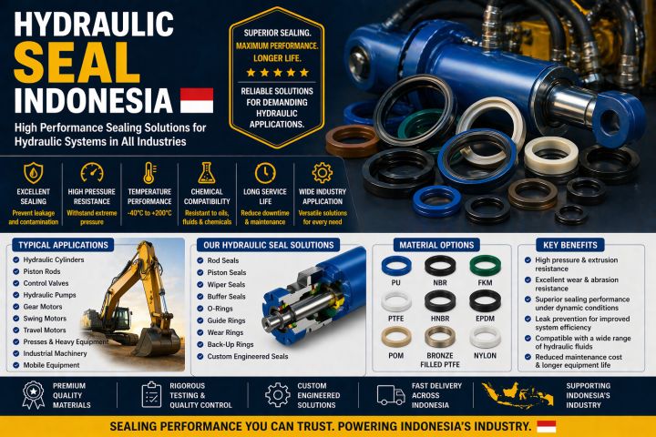 Solosele Hydraulic Seal Indonesia - Global Seals Technologies Pte Ltd